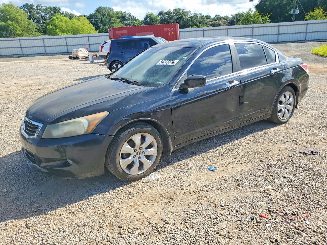 2008 Honda Accord Exl Black vin: 1HGCP36888A083871