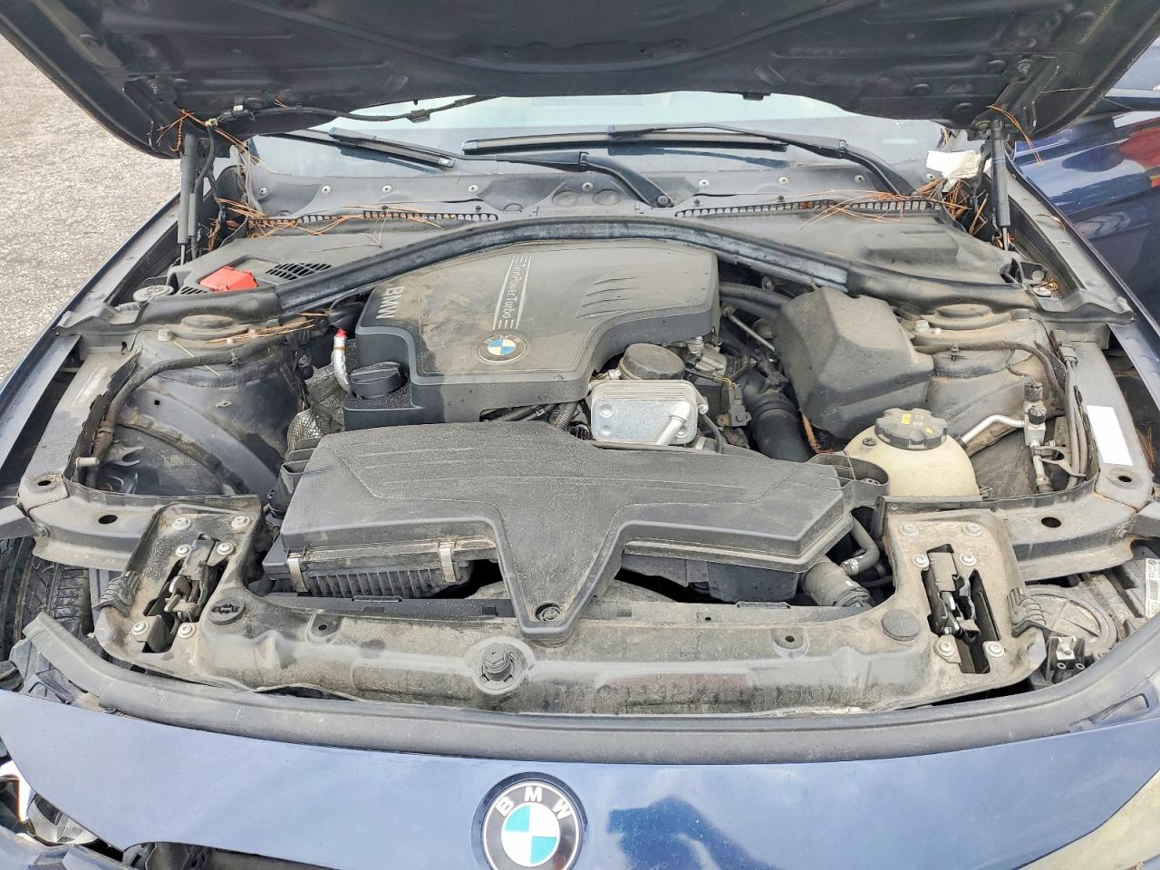 2014 Bmw 320 I Blue vin: WBA3B1G50ENS78063