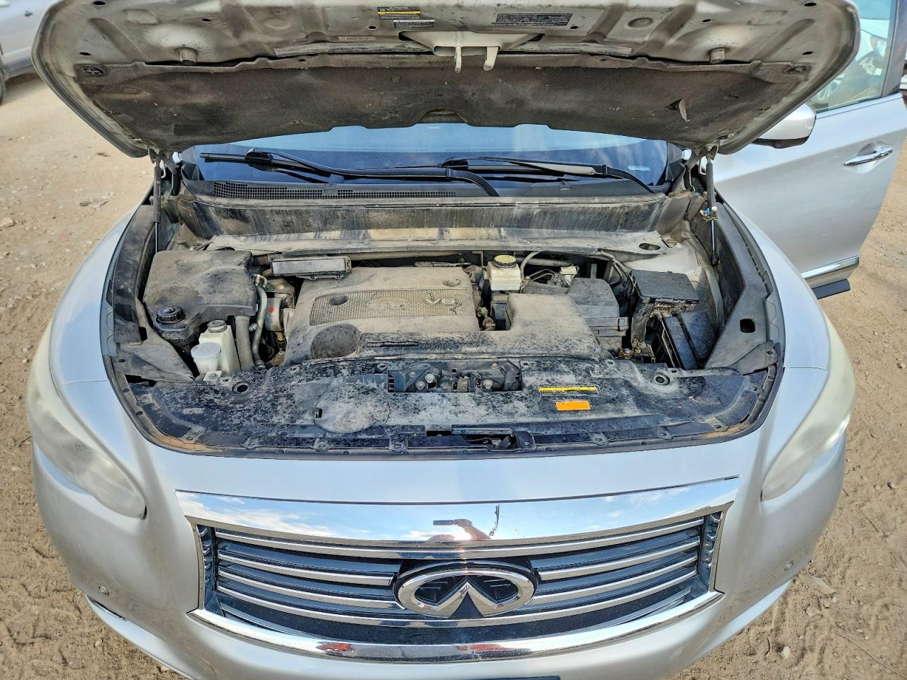 2013 Infiniti Jx35 Base Silver vin: 5N1AL0MM4DC300391