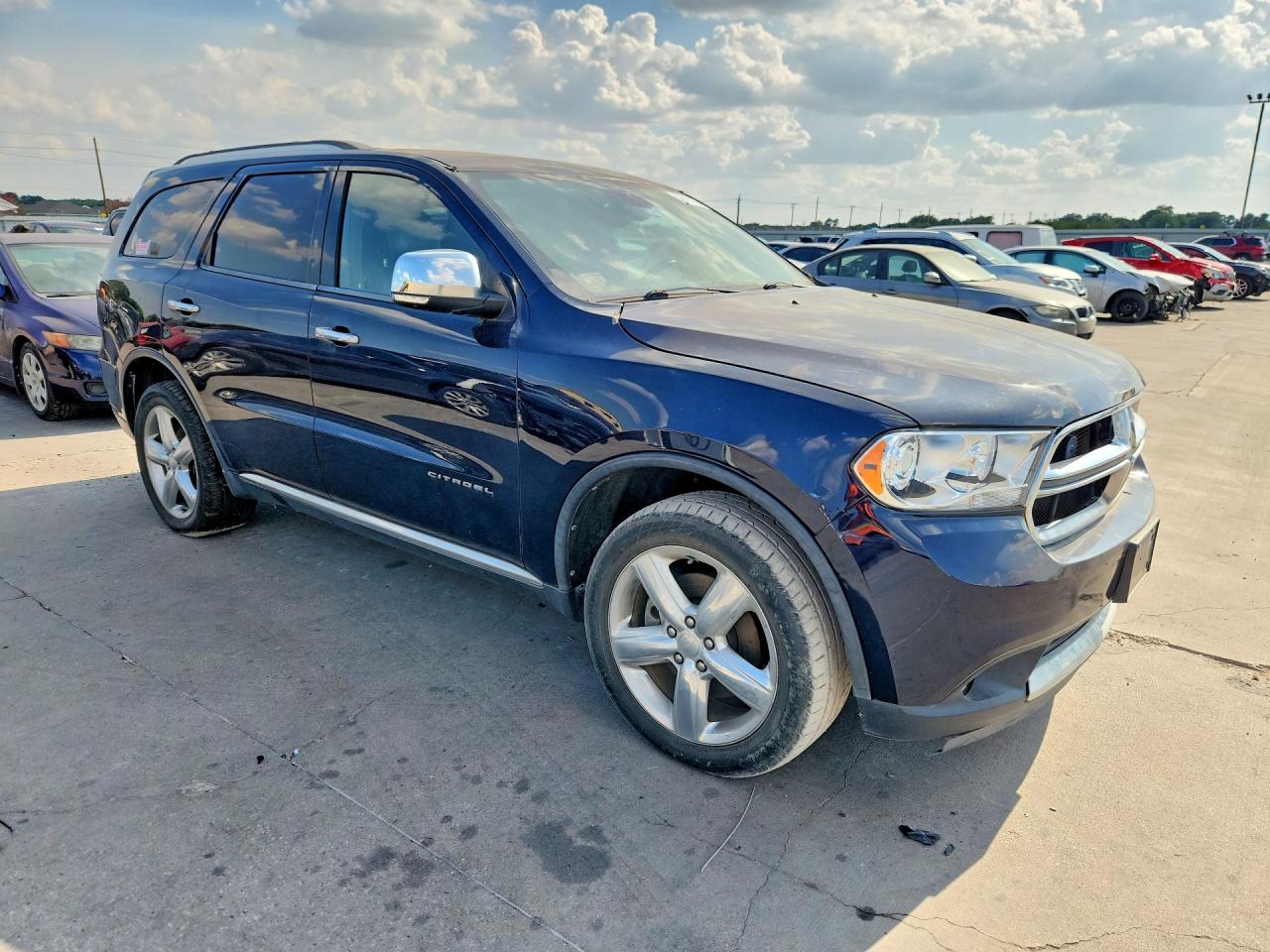 2013 Dodge Durango Citadel Blue vin: 1C4SDHET7DC562514