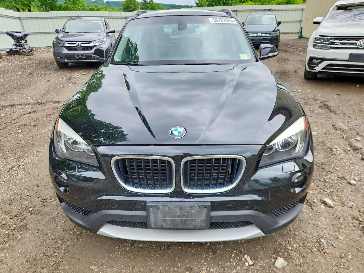 2014 Bmw X1 Xdrive28i Черный vin: WBAVL1C59EVY17064