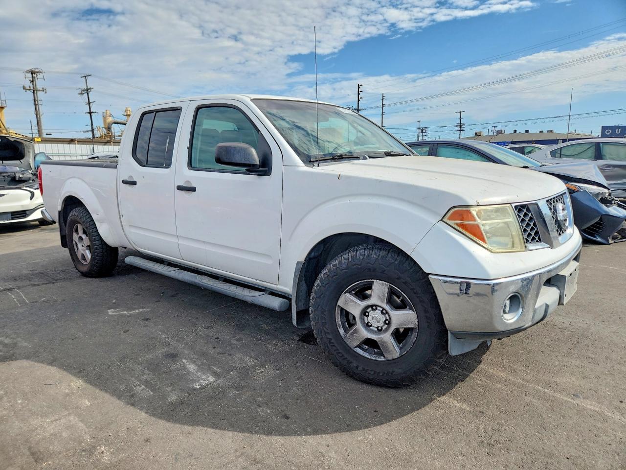 2007 Nissan Frontier Se White vin: 1N6AD09U67C441586