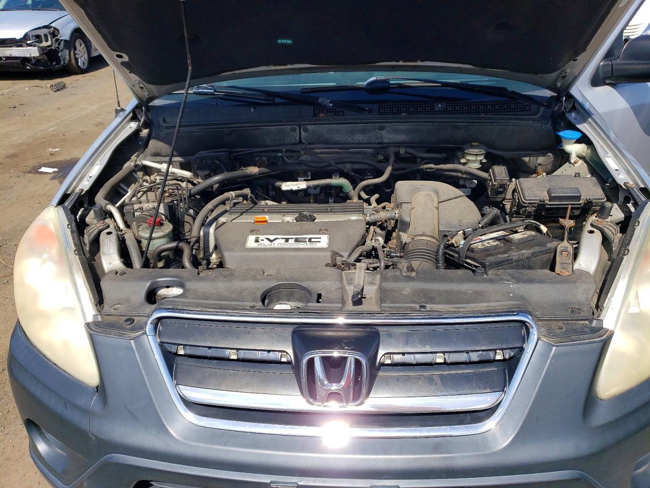 2005 Honda Cr-v Lx Silver vin: SHSRD78505U302832