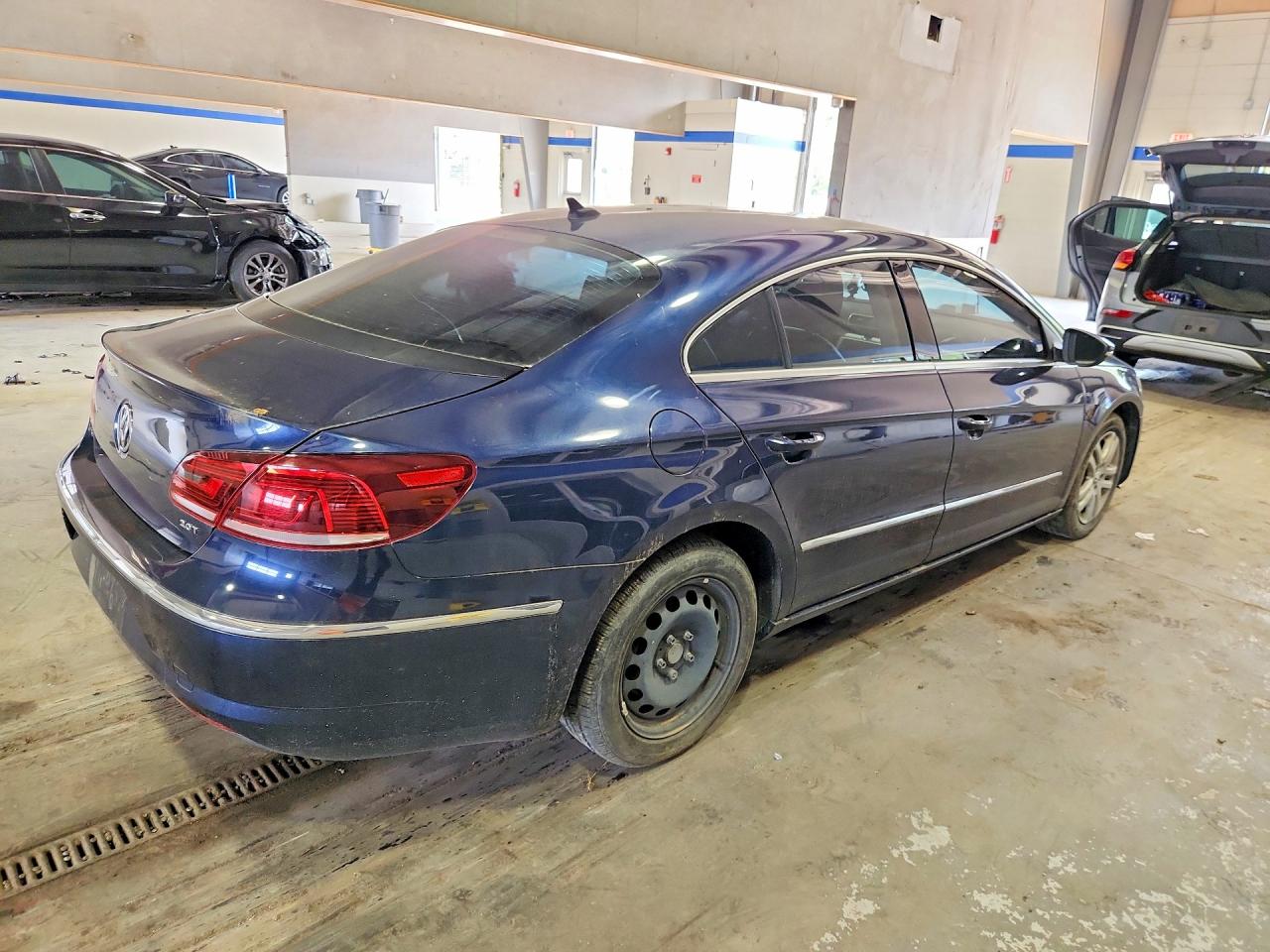 2013 Volkswagen Cc Sport Blue vin: WVWBN7AN3DE539492