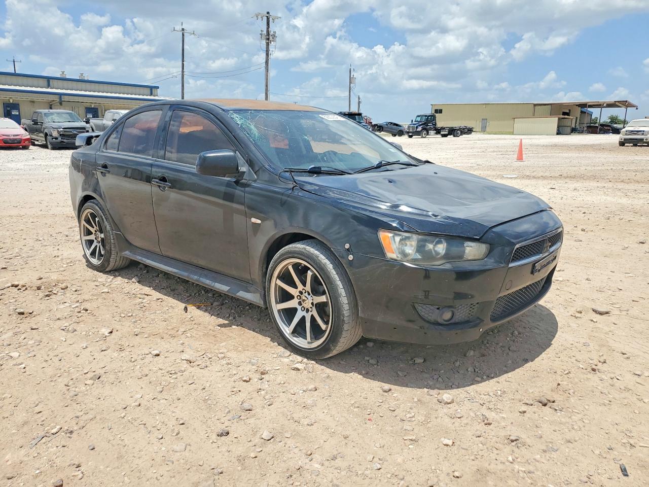 2011 Mitsubishi Lancer Gts Black vin: JA32U8FW9BU013346