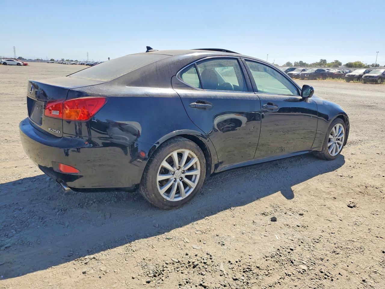 2008 Lexus Is 250 Base Black vin: JTHBK262285077215