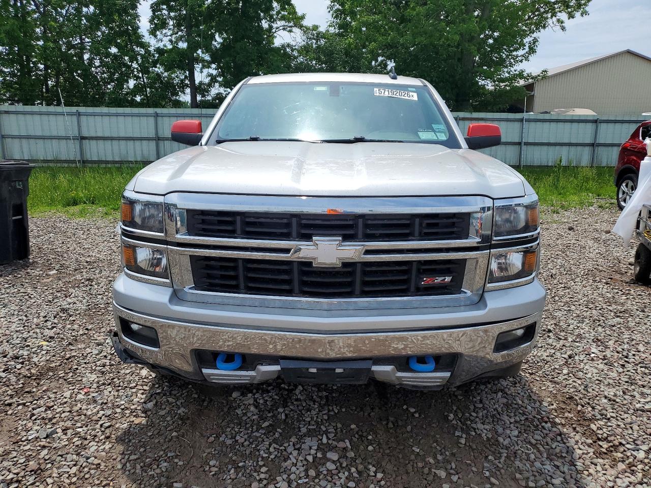 2015 Chevrolet Silverado K1500 Lt Gray vin: 3GCUKREC1FG239371