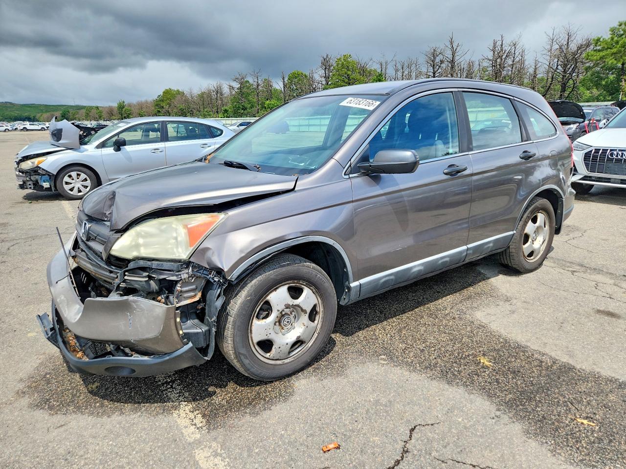2009 Honda Cr-v Lx Brown vin: 5J6RE48329L033229