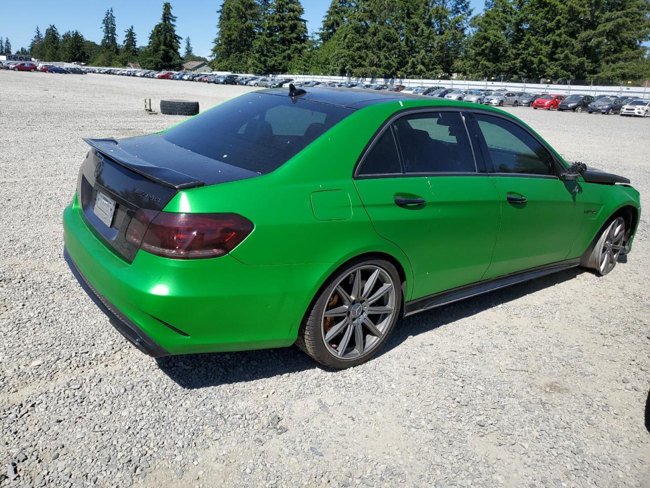 2015 Mercedes-benz E 63 Amg-s Green vin: WDDHF7GBXFB141808