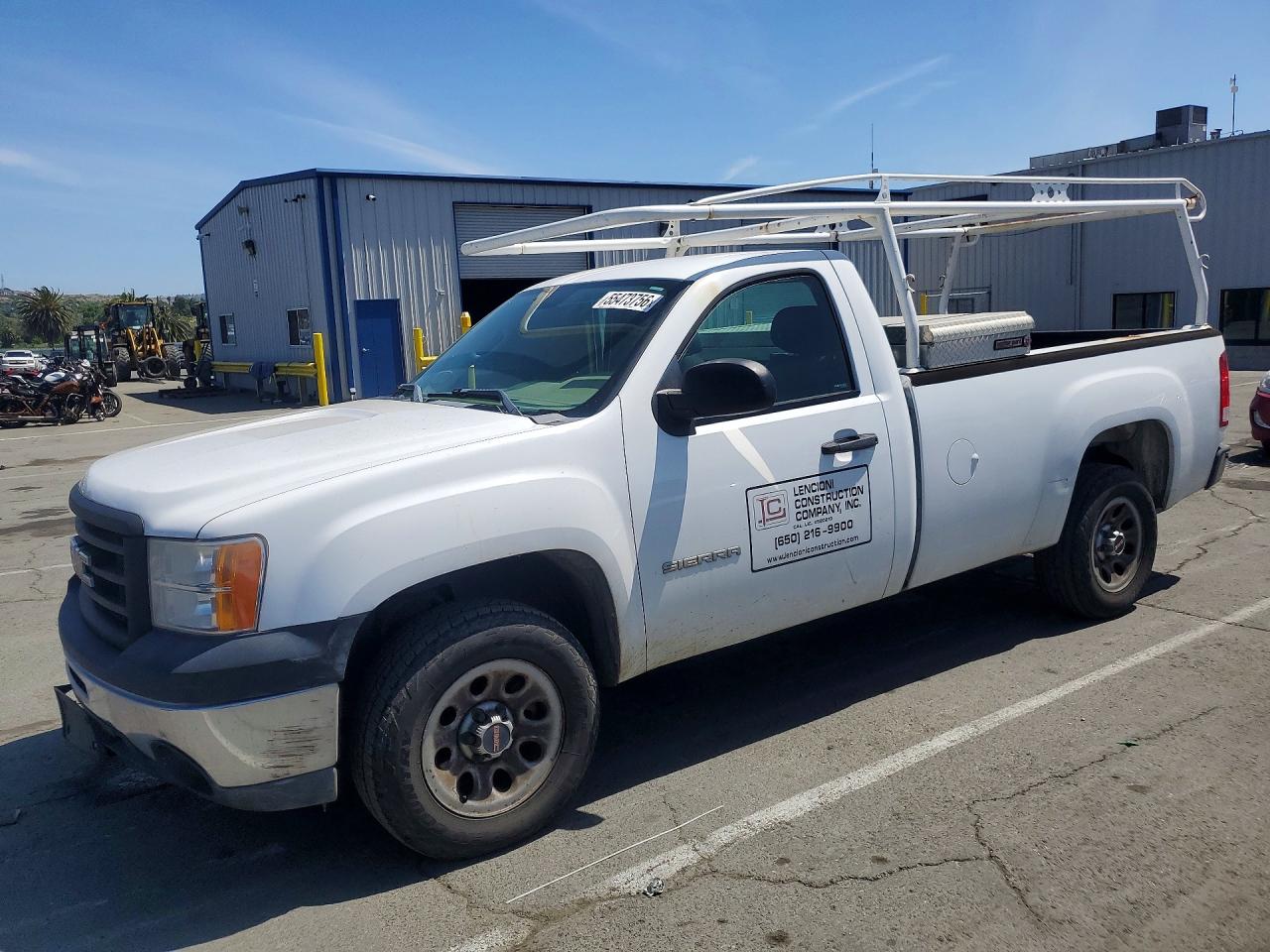 2013 Gmc Sierra C1500 White vin: 1GTN1TEA2DZ267034