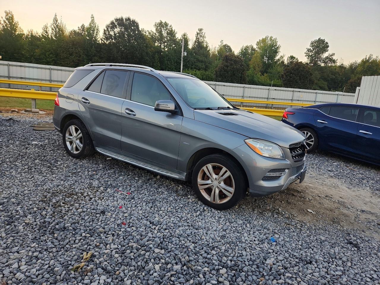 2012 Mercedes-benz Ml 350 4matic Gray vin: 4JGDA5HB2CA016454