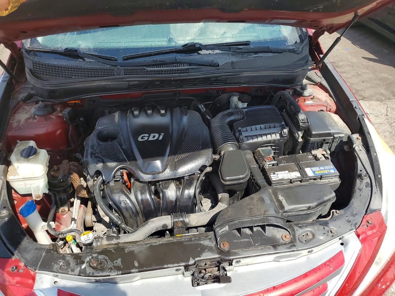 2014 Hyundai Sonata Gls Red vin: 5NPEB4ACXEH888203