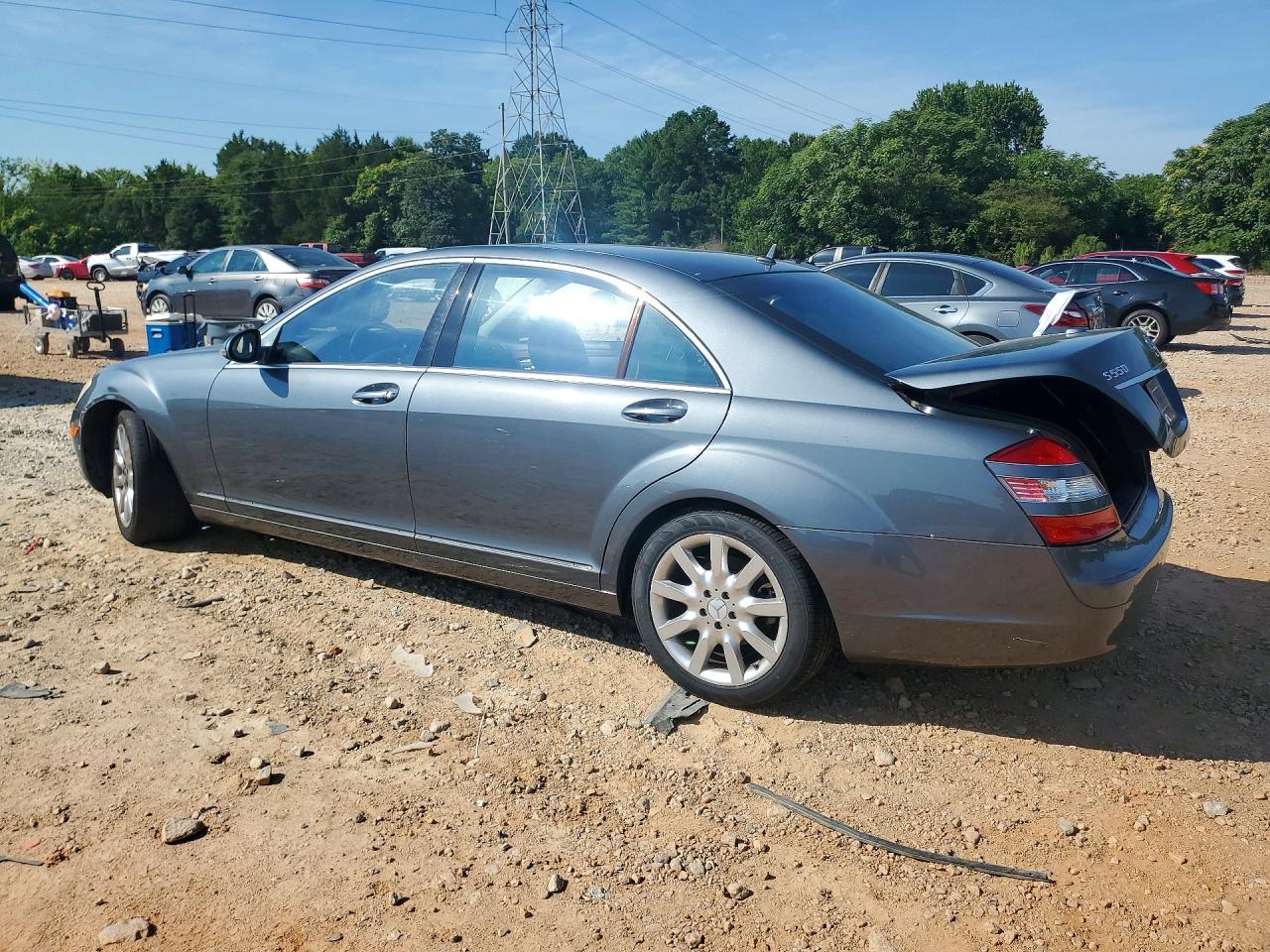 2007 Mercedes-benz S 550 Серый vin: WDDNG71X77A074015