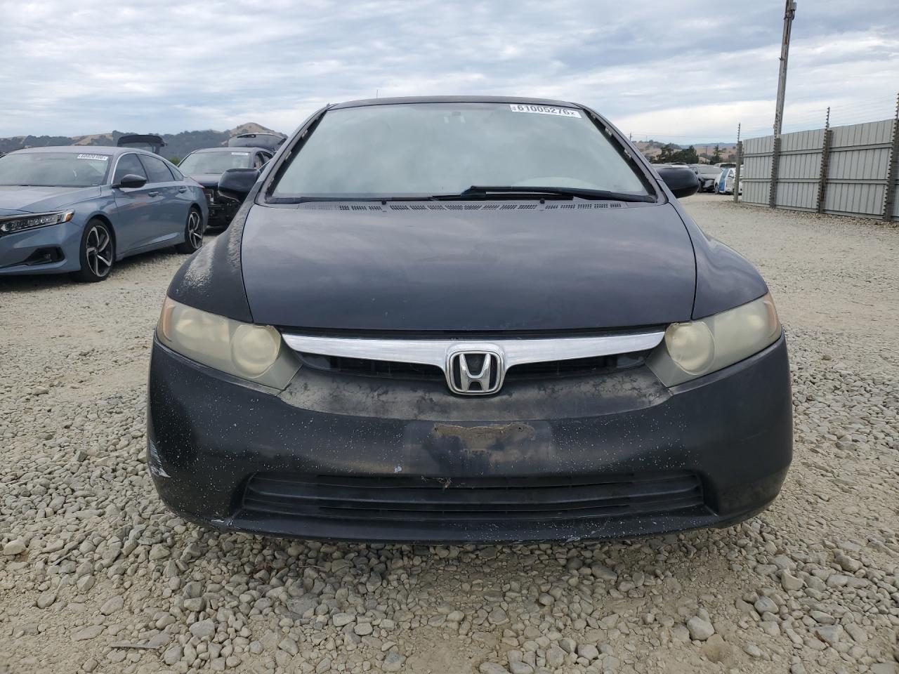 2006 Honda Civic Lx Black vin: 2HGFA165X6H501497