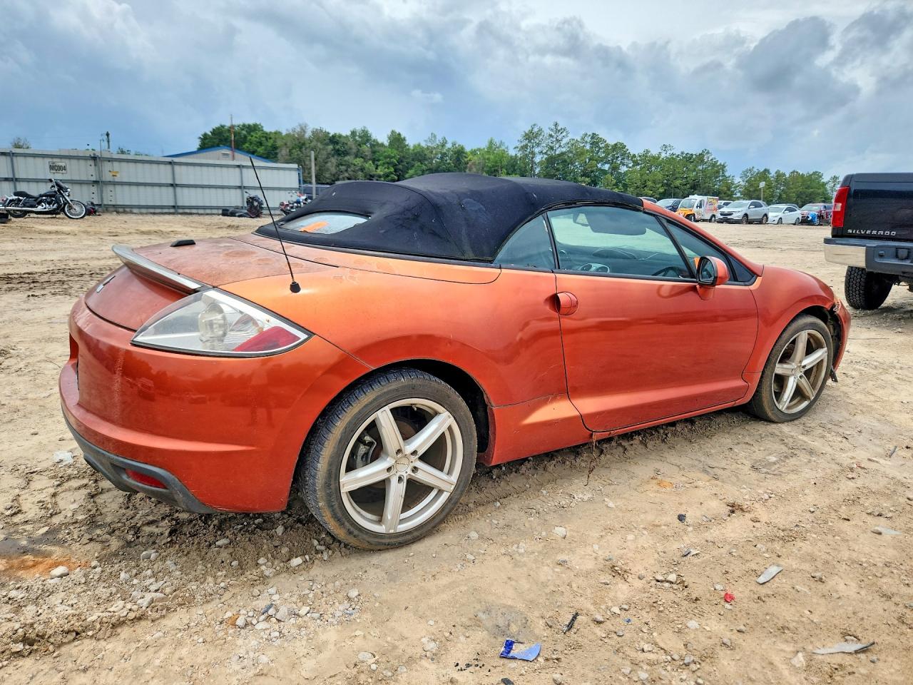 2012 Mitsubishi Eclipse Spyder Gs Orange vin: 4A37L5EFXCE005842