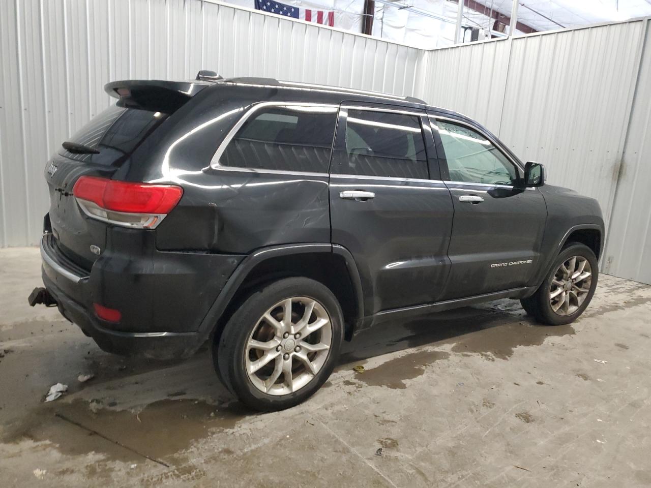 2014 Jeep Grand Cherokee Overland Black vin: 1C4RJFCG5EC183272