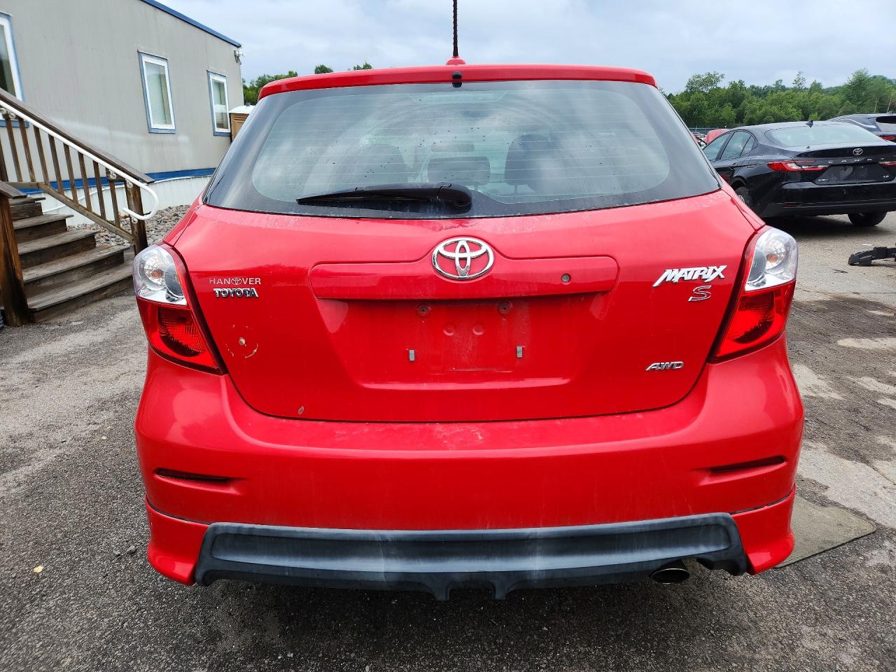 2010 Toyota Corolla Matrix S Red vin: 2T1LE4EE1AC017326