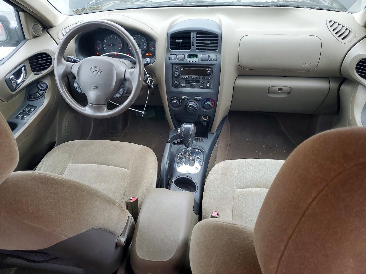 2004 Hyundai Santa Fe Gls Black vin: KM8SC73E44U768395