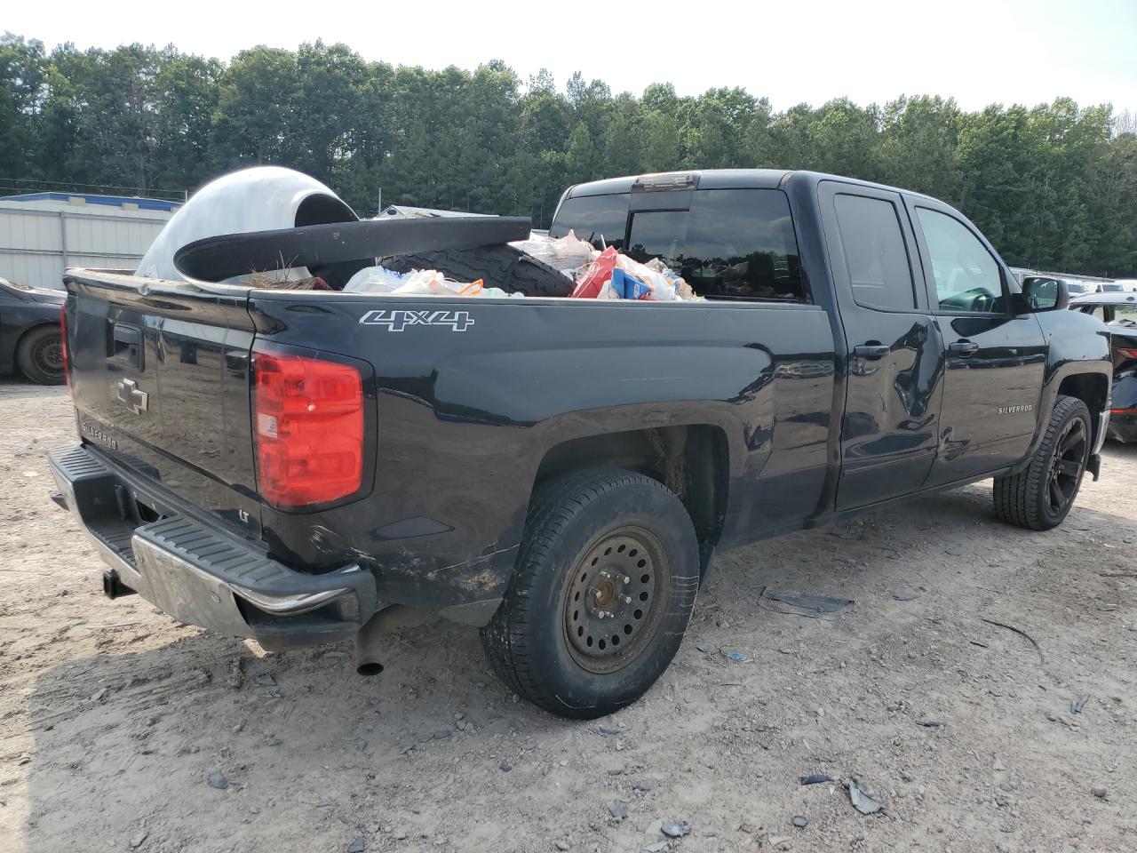2015 Chevrolet Silverado K1500 Lt Black vin: 1GCVKREC9FZ241650