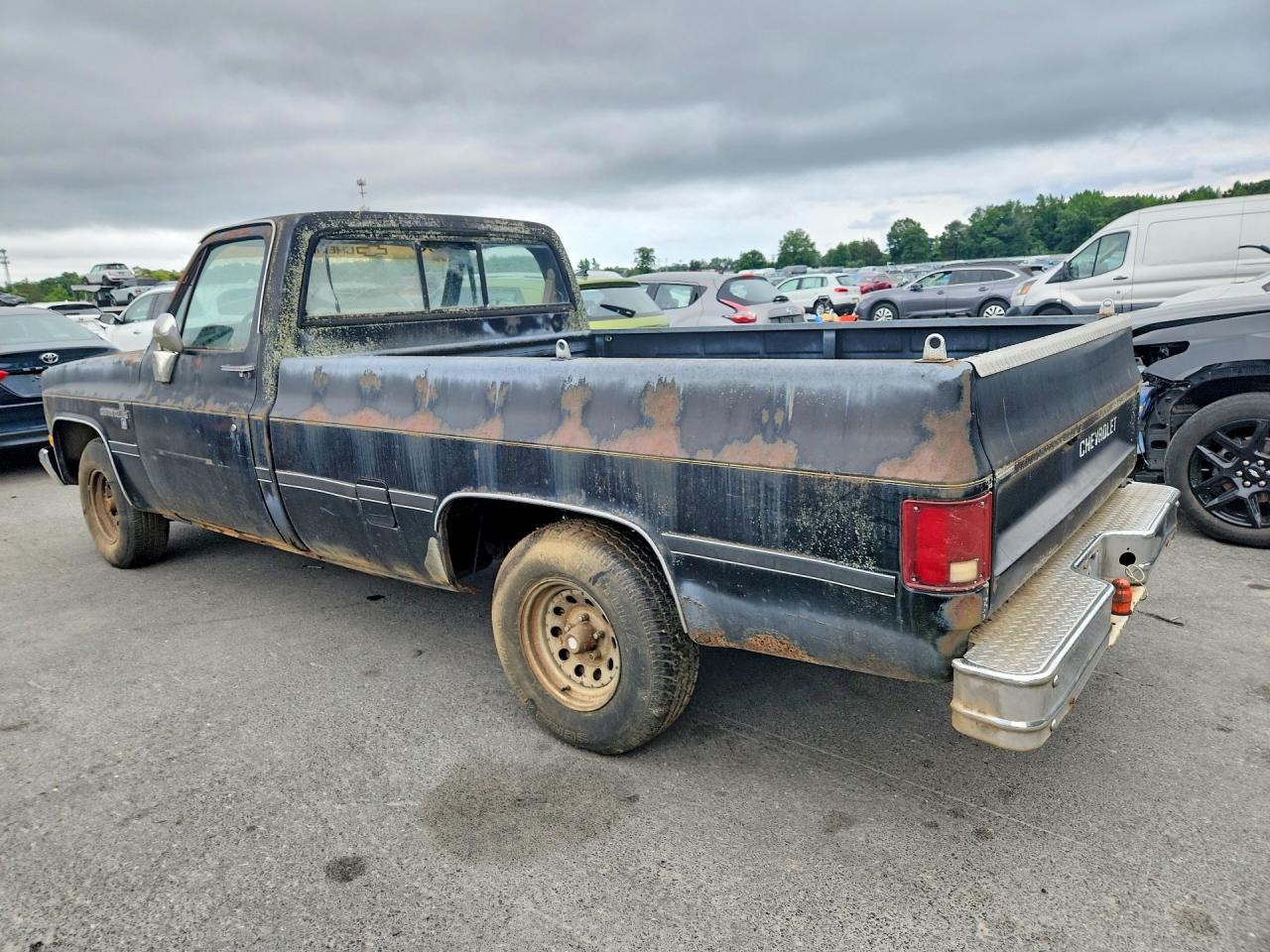 1987 Chevrolet R10 Black vin: 1GCCR14HXHF311288