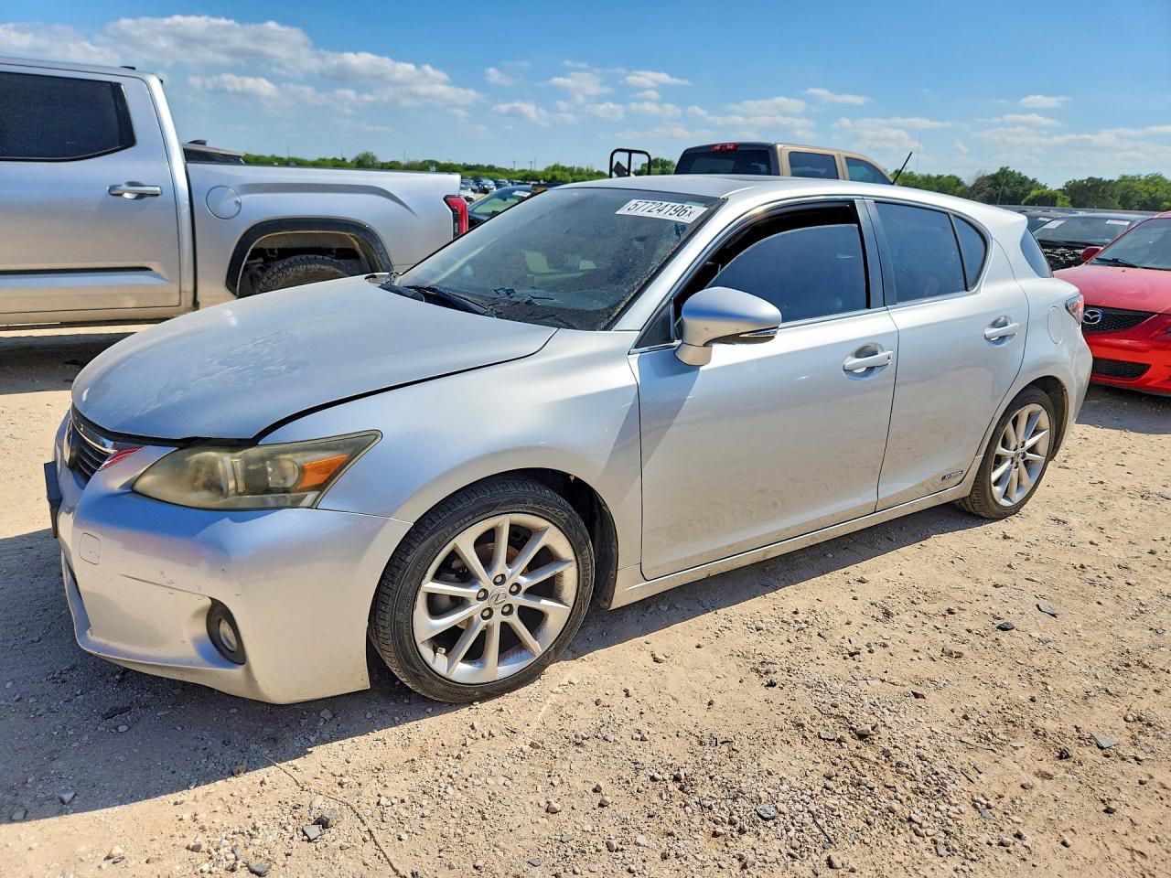 2013 Lexus Ct 200 Silver vin: JTHKD5BH3D2129520