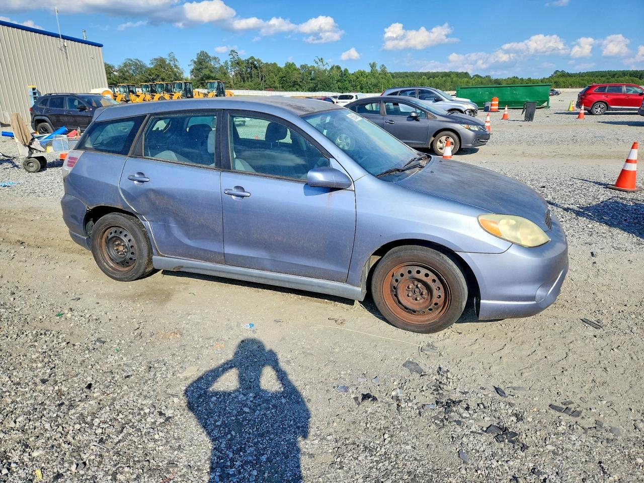 2005 Toyota Matrix Xr Blue vin: 2T1KR32E65C350870