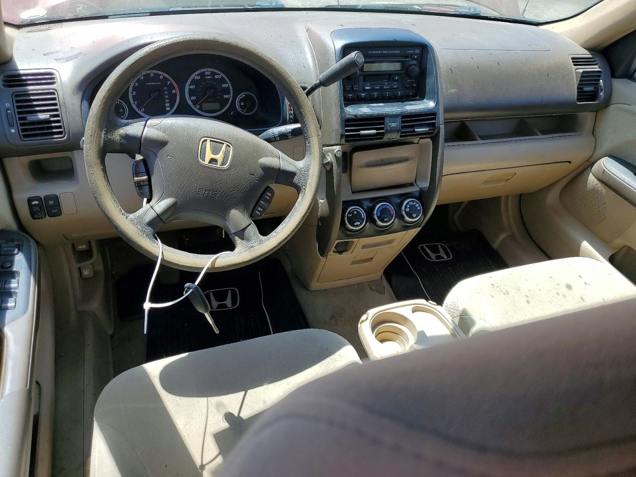 2006 Honda Cr-v Ex Red vin: JHLRD78846C046858
