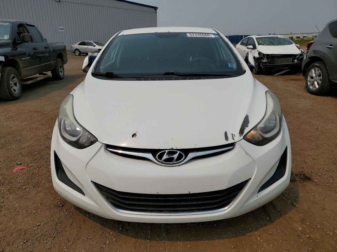 2014 Hyundai Elantra Se White vin: 5NPDH4AE7EH518970