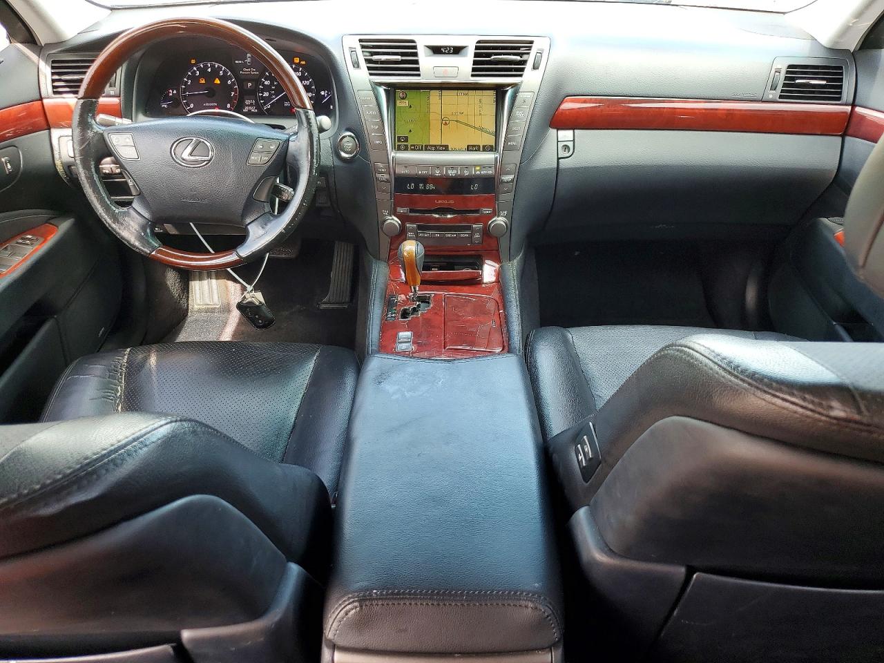 2009 Lexus Ls 460 Charcoal vin: JTHBL46FX95086497