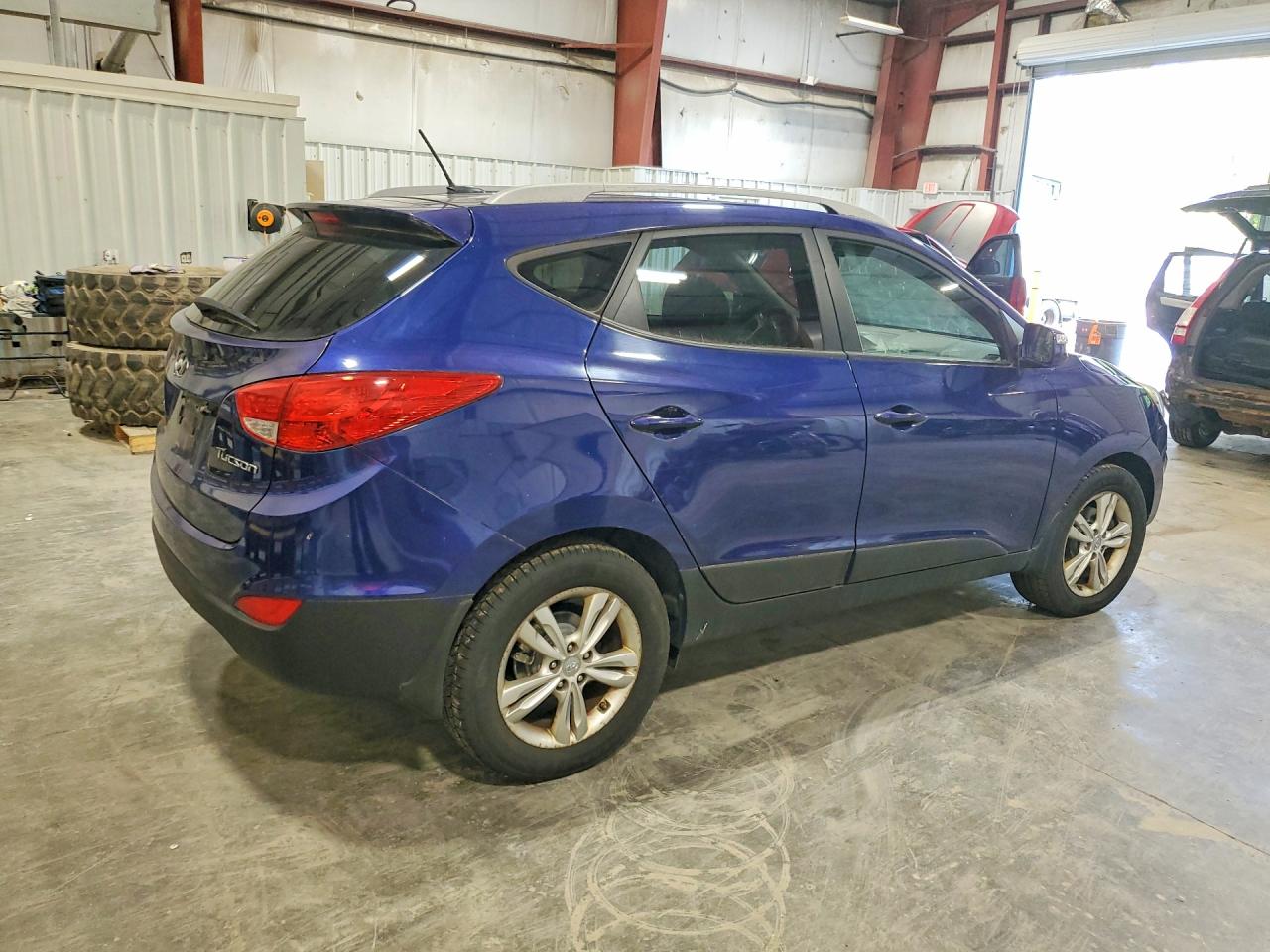 2013 Hyundai Tucson Gls Blue vin: KM8JU3AC7DU694120