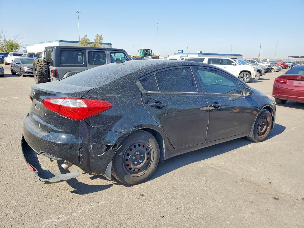 2014 Kia Forte Lx Black vin: KNAFK4A60E5179565