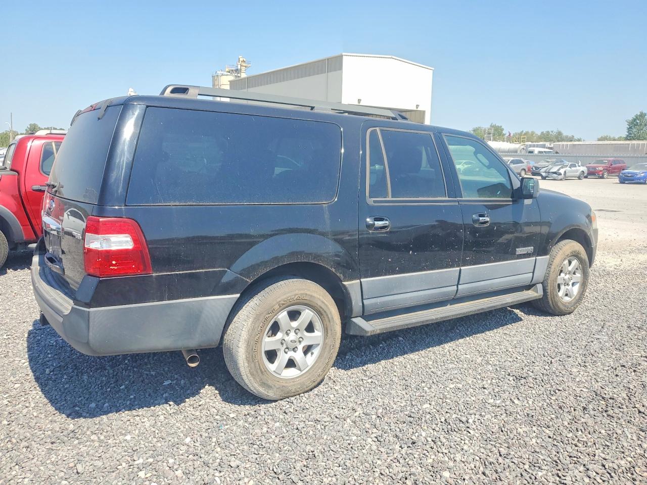 2007 Ford Expedition El Xlt Black vin: 1FMFK16597LA91593