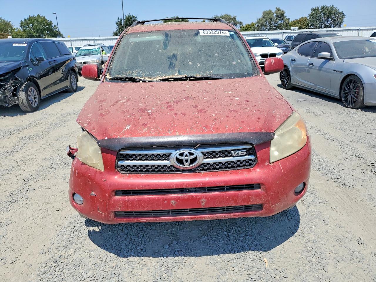 2007 Toyota Rav4 Limited Красный vin: JTMBK31V575026363