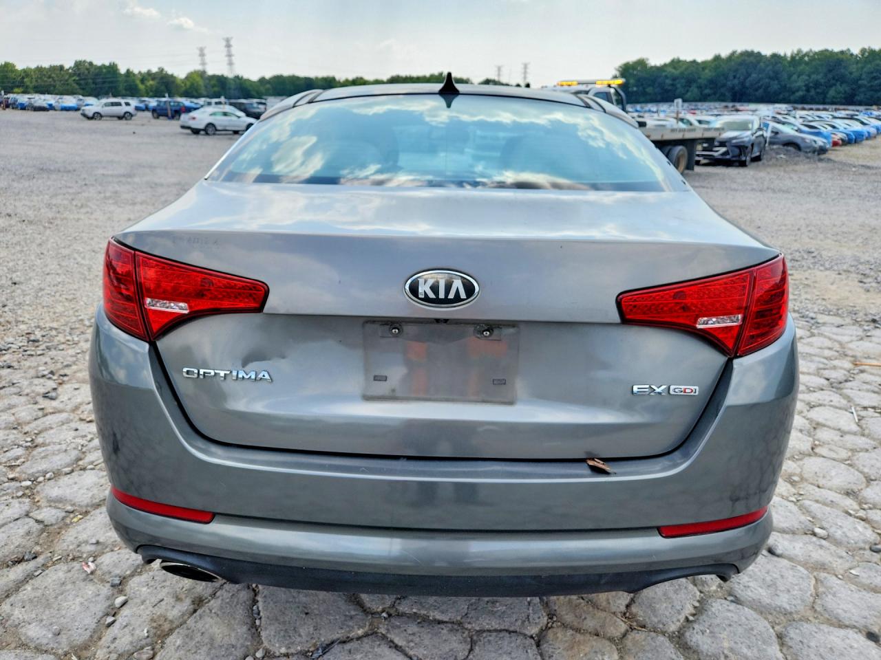 2013 Kia Optima Ex Gray vin: 5XXGN4A72DG155916