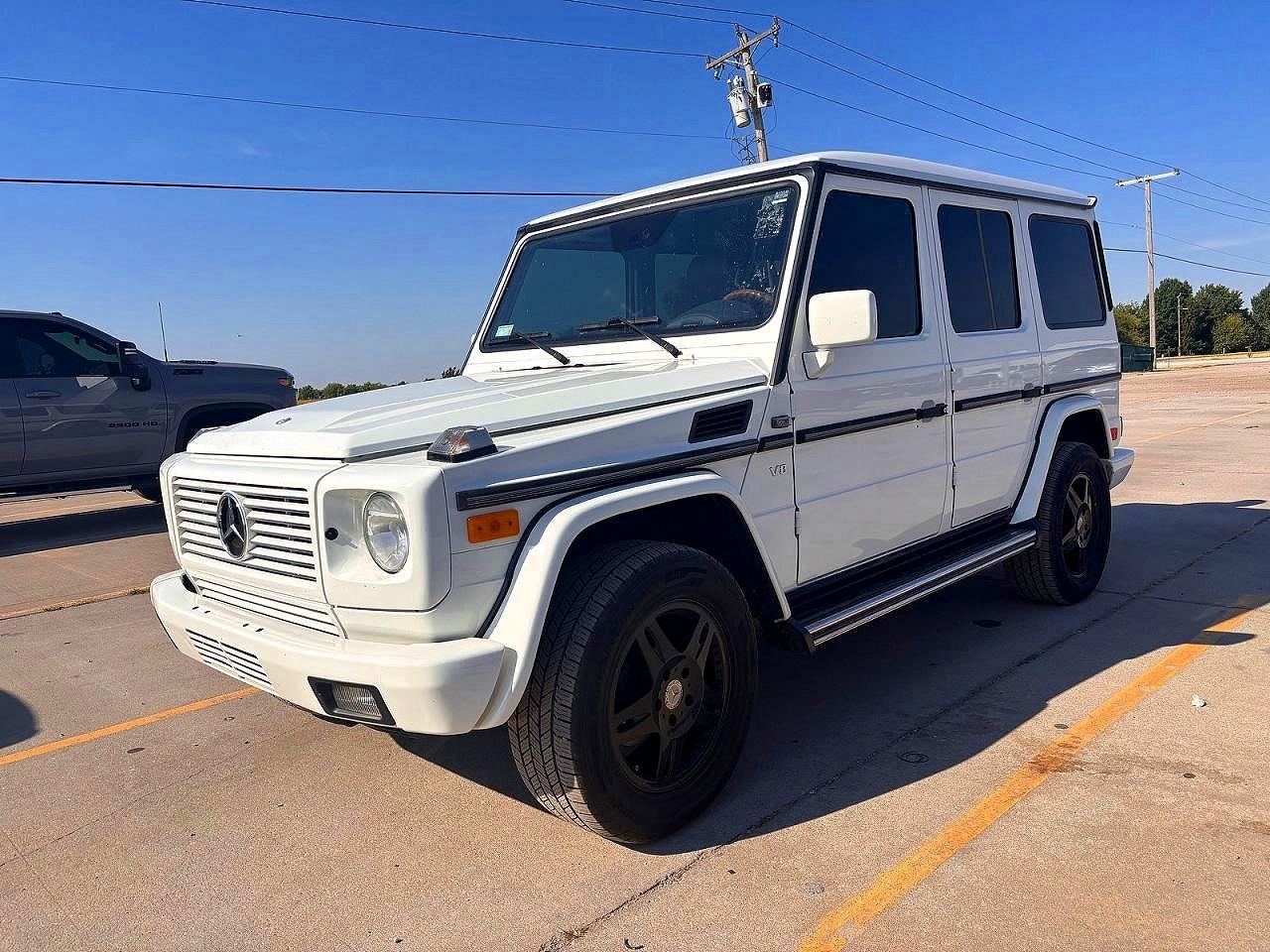 2002 Mercedes-benz G 500 White vin: WDCYR49E72X133230