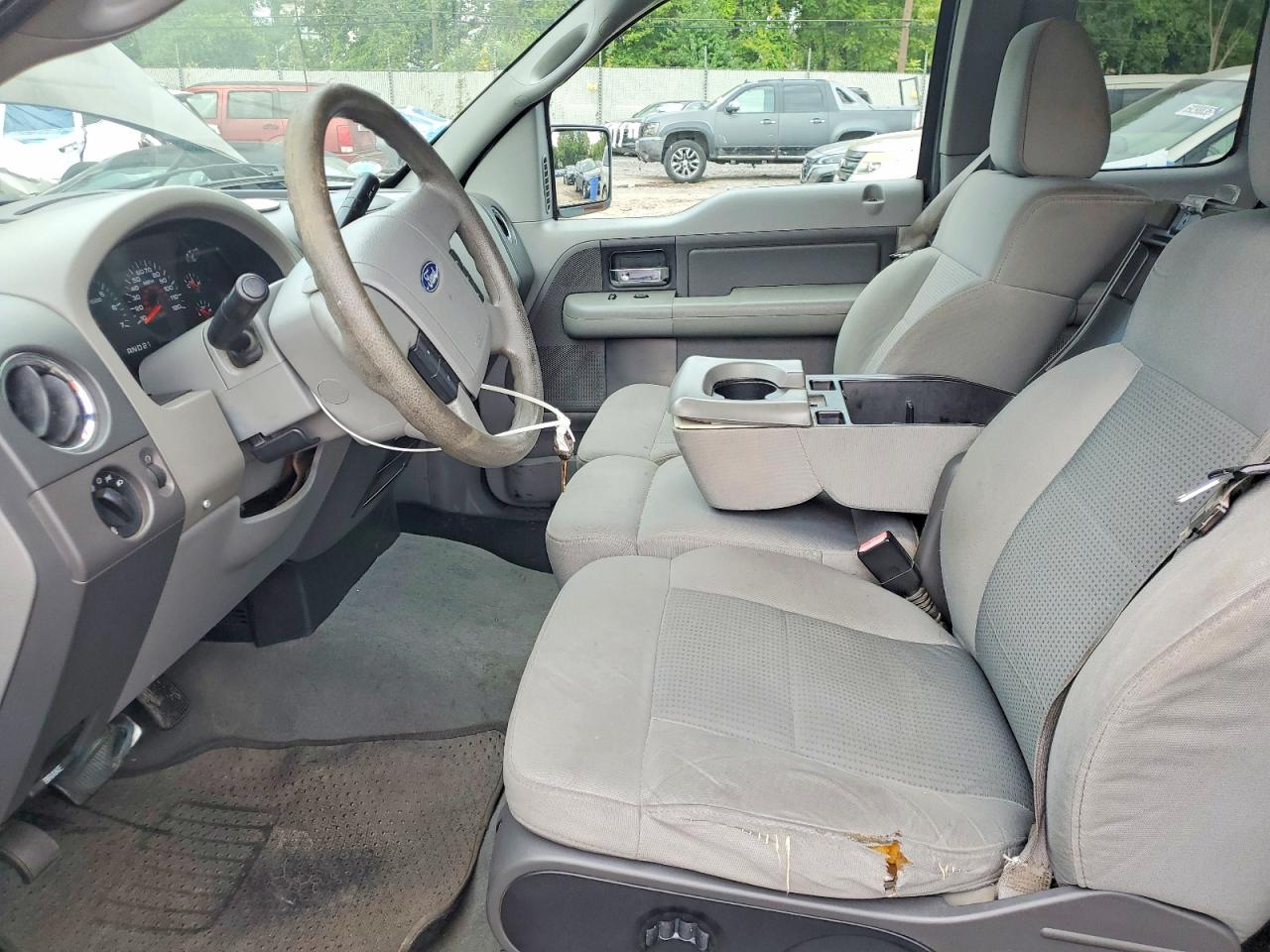 2007 Ford F150 Black vin: 1FTPX14V97FB04922