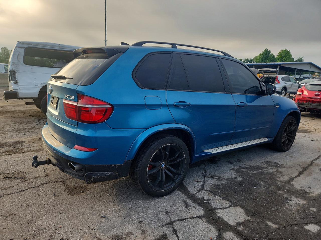 2012 Bmw X5 Xdrive35d Синий vin: 5UXZW0C53CL670947