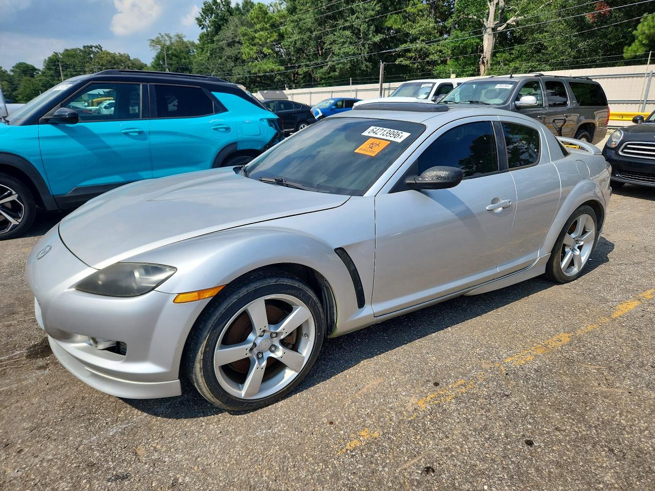 2004 Mazda Rx8 Silver vin: JM1FE17N440118058