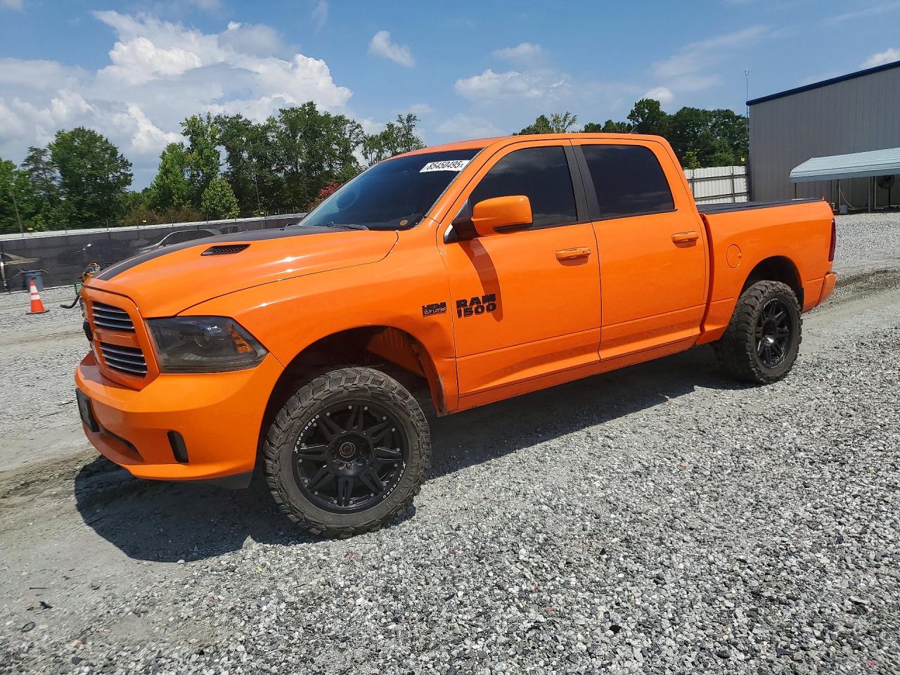 2015 Ram 1500 Sport Оранжевый vin: 1C6RR7MT9FS702476