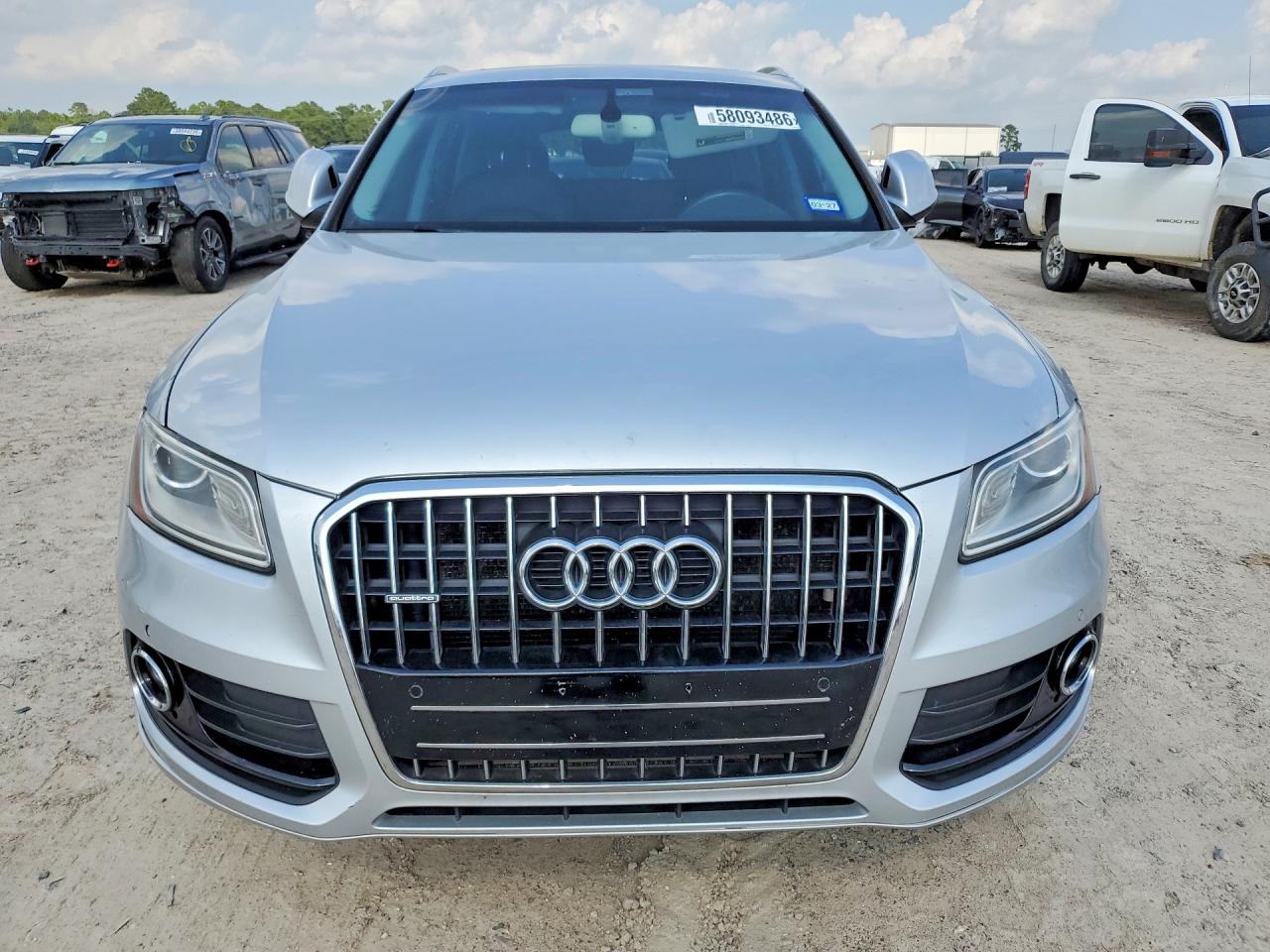 2014 Audi Q5 Premium Plus Silver vin: WA1LFAFP7EA101571