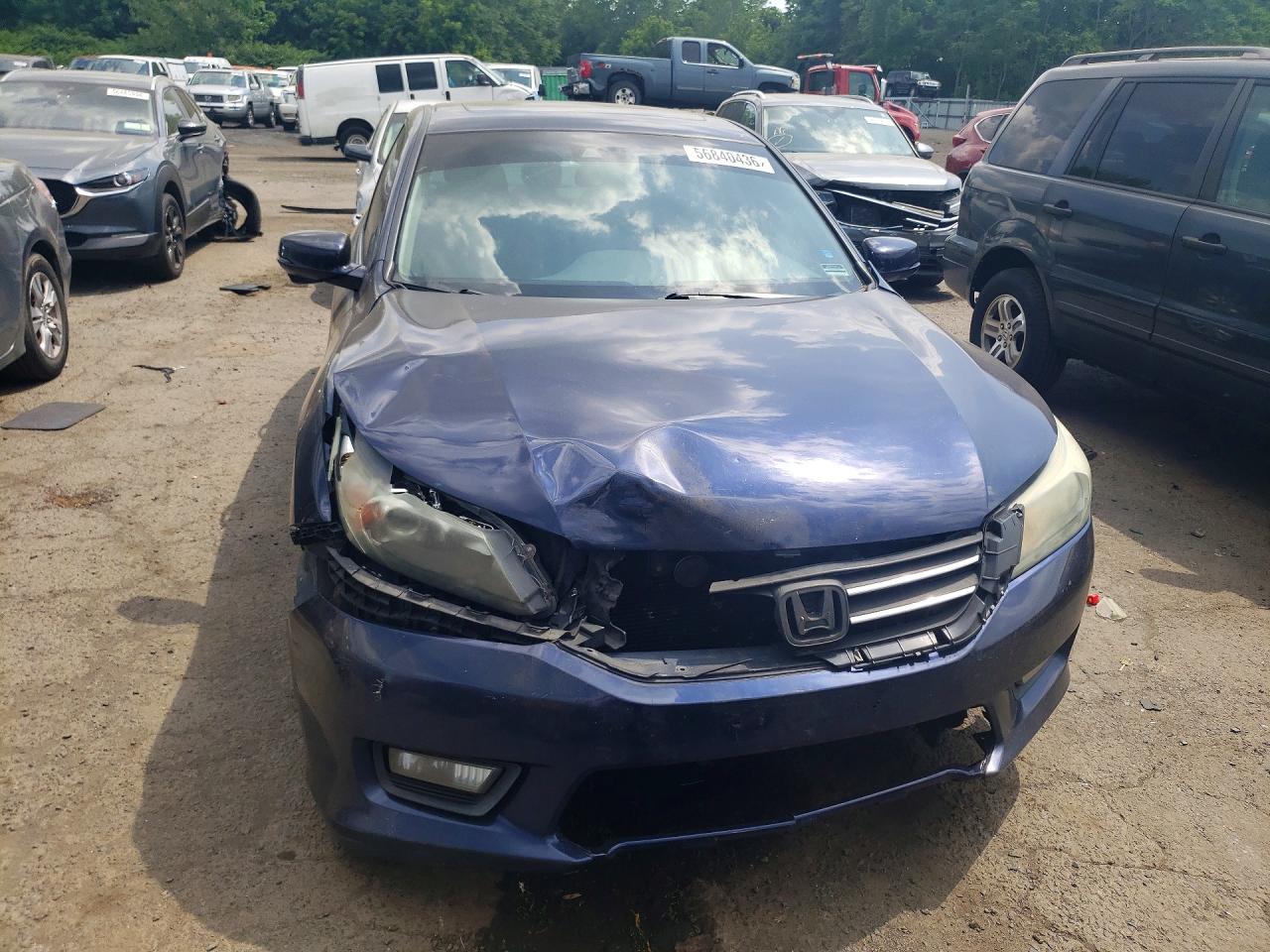2015 Honda Accord Exl Blue vin: 1HGCR2F84FA050495
