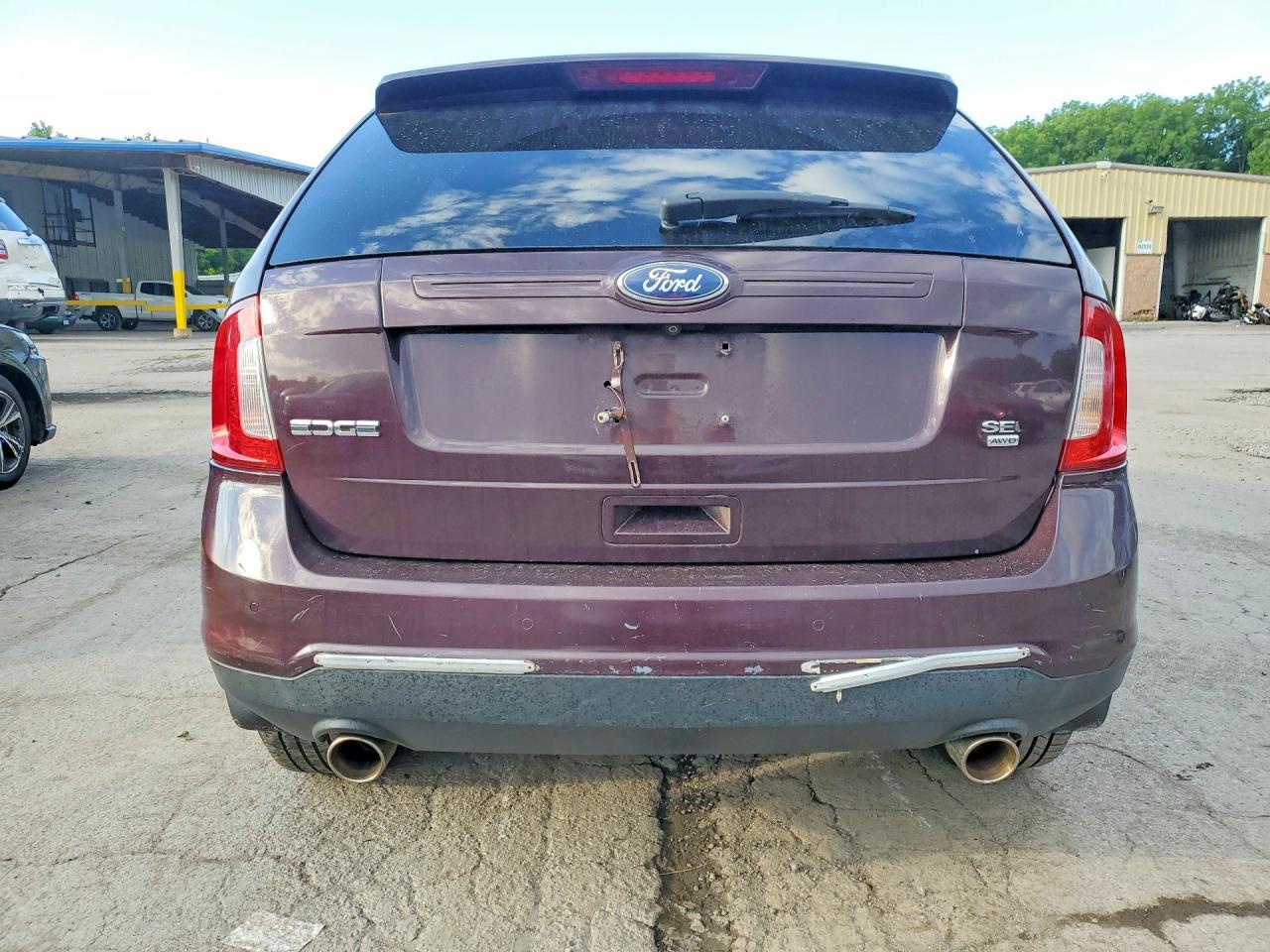 2011 Ford Edge Sel Red vin: 2FMDK4JC9BBA66636