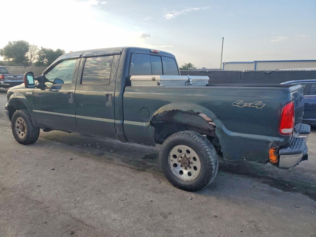 2005 Ford F250 Super Duty Green vin: 1FTSW21595EA70720