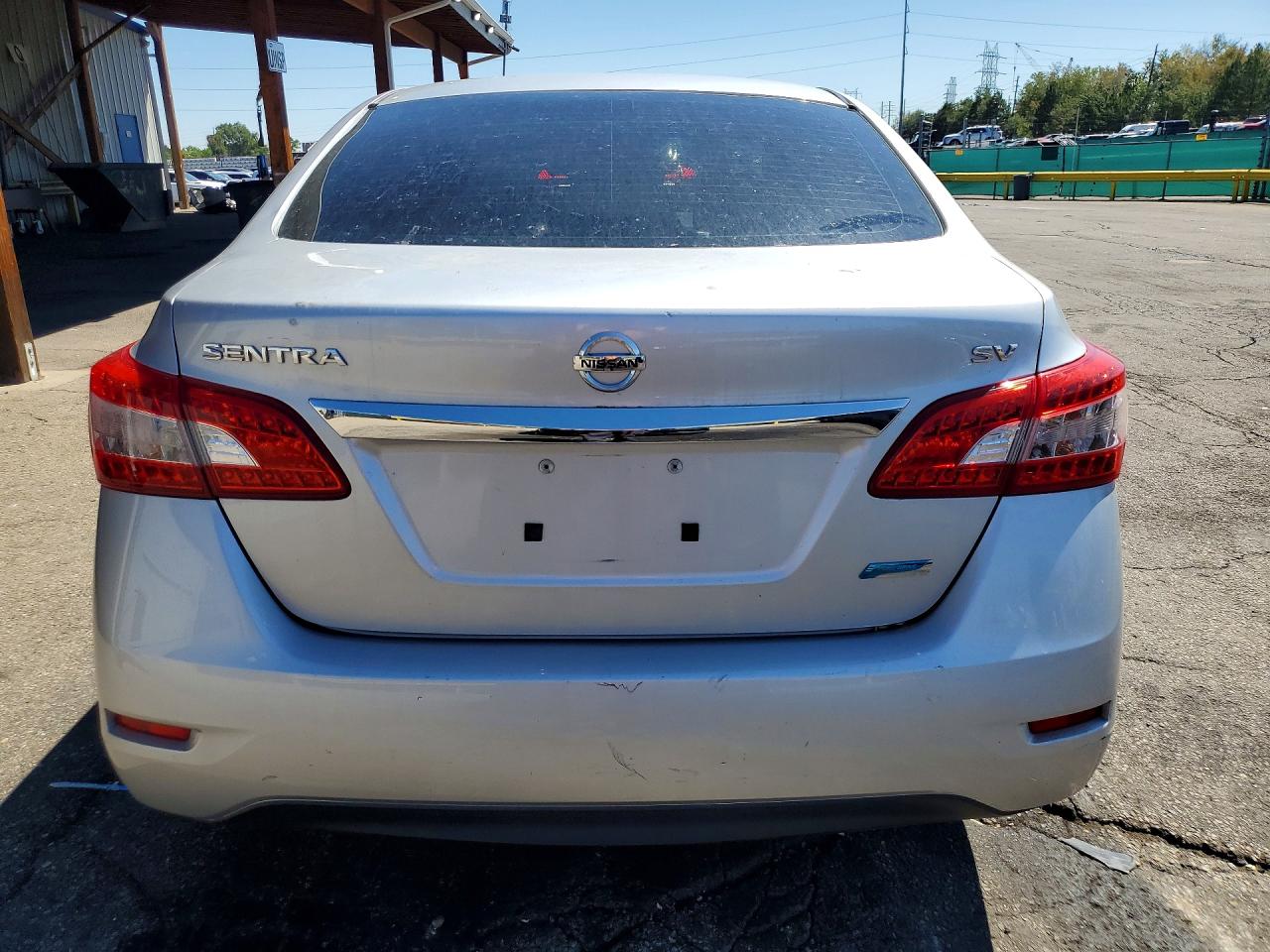 2014 Nissan Sentra Sv Silver vin: 3N1AB7AP3EY261738