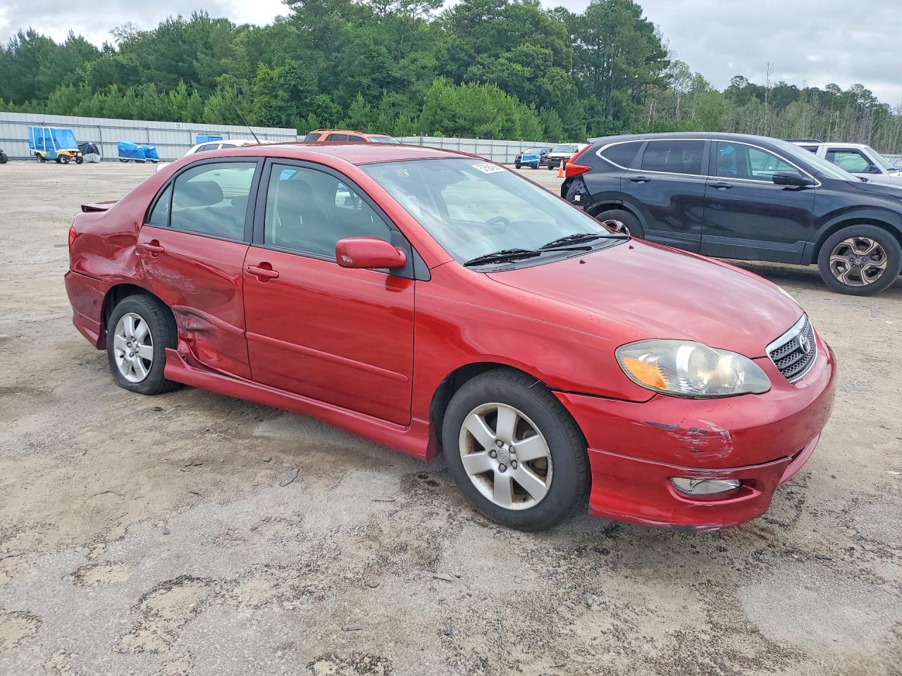 2005 Toyota Corolla S Red vin: 2T1BR32E05C324085