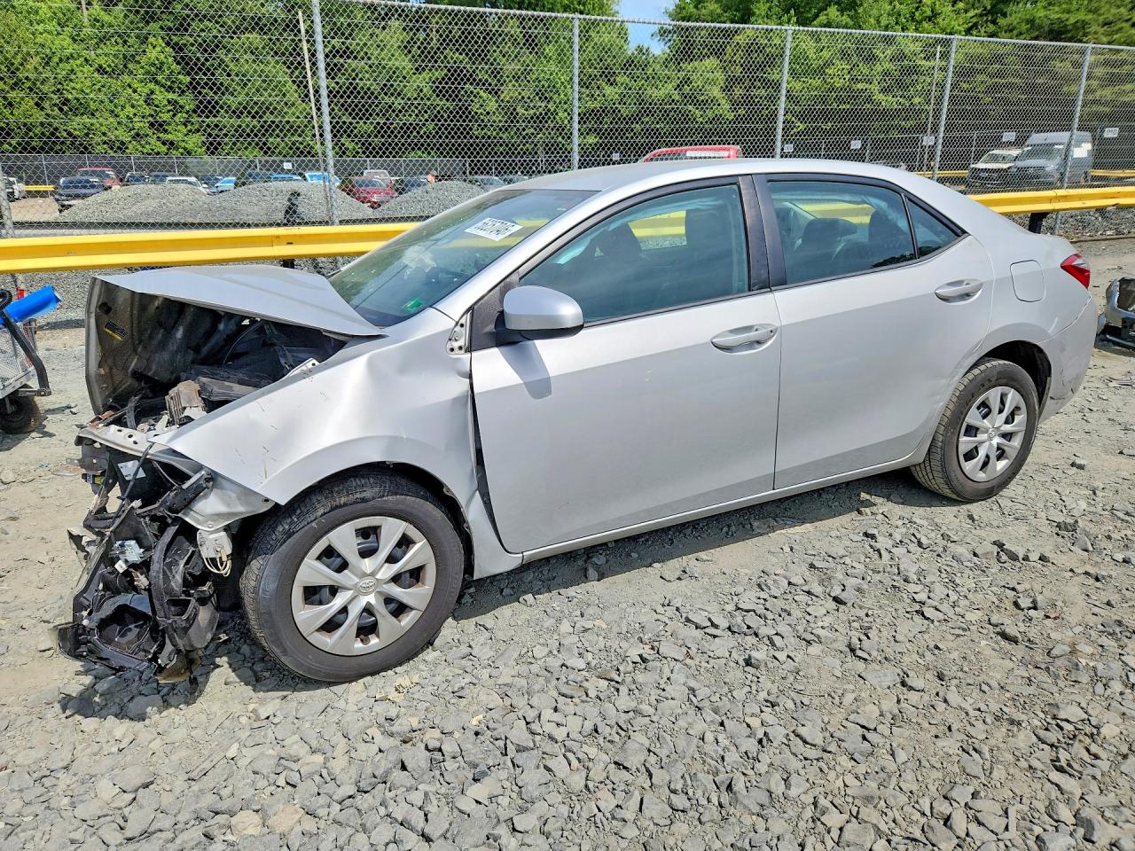 2015 Toyota Corolla L Silver vin: 2T1BURHE1FC297361