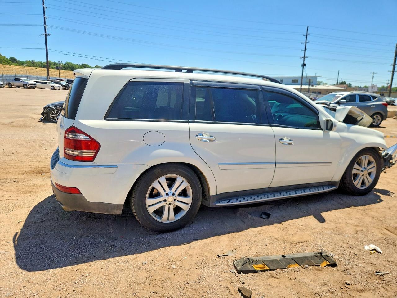 2008 Mercedes-benz Gl 450 4matic White vin: 4JGBF71E48A387342