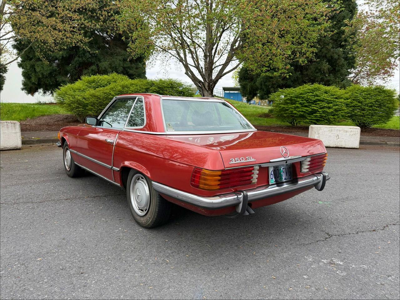 1972 Mercedes-benz 350sl Red vin: 10704412003010