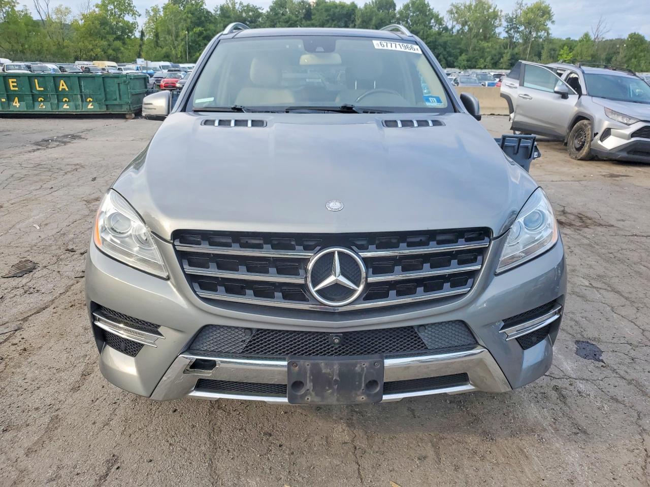 2015 Mercedes-benz Ml 400 4matic Silver vin: 4JGDA5GB8FA513630