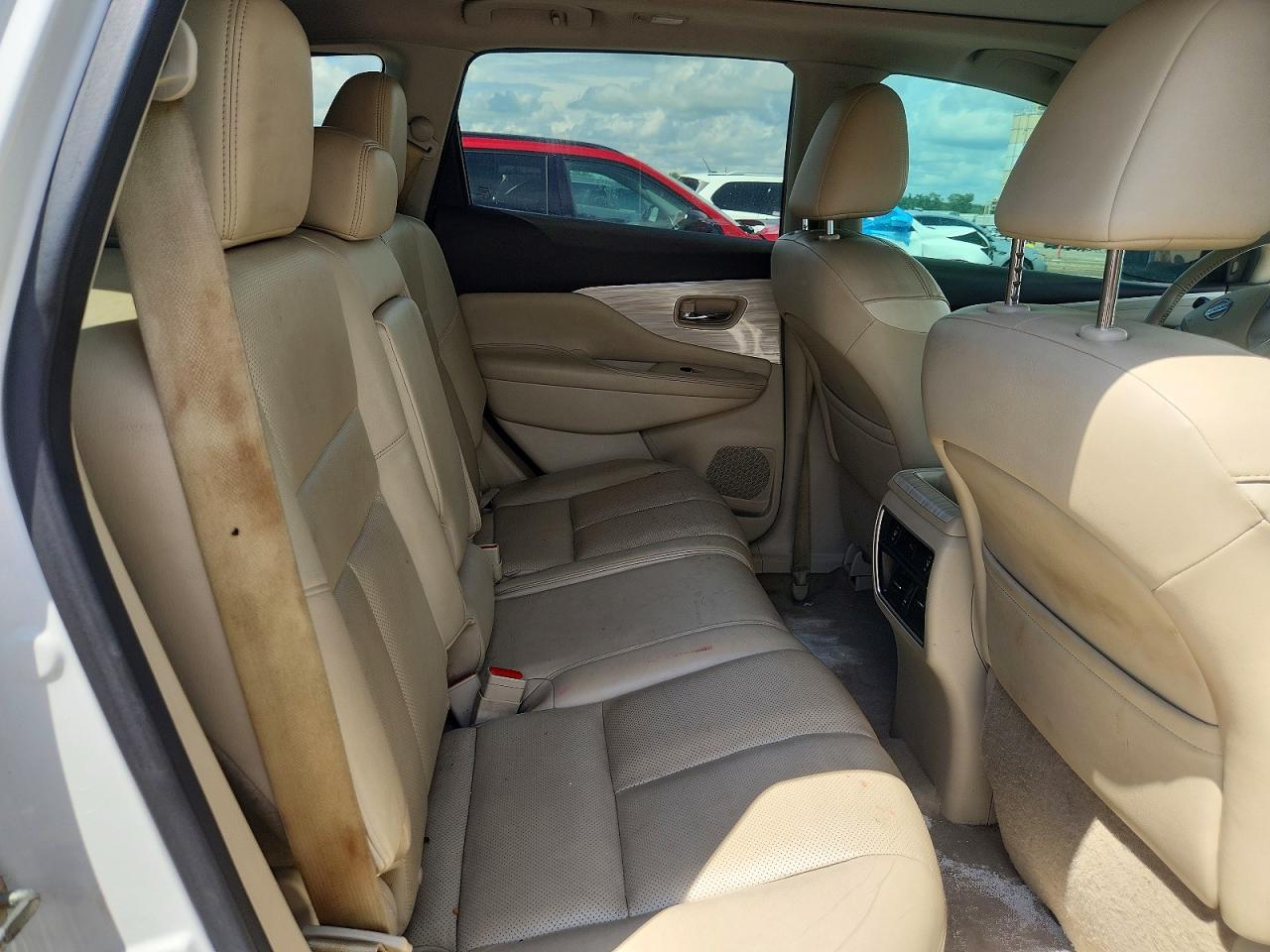 2015 Nissan Murano Platinum White vin: 5N1AZ2MH8FN271806
